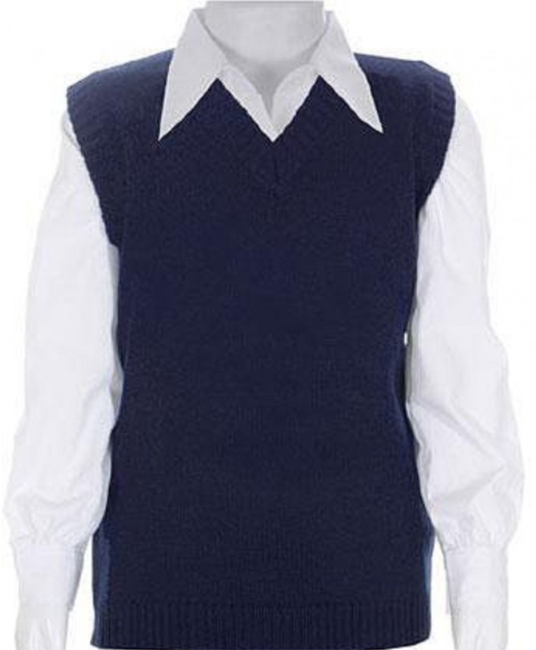 French Toast AntiPill VNeck Sweater Vest Living Word Imprints